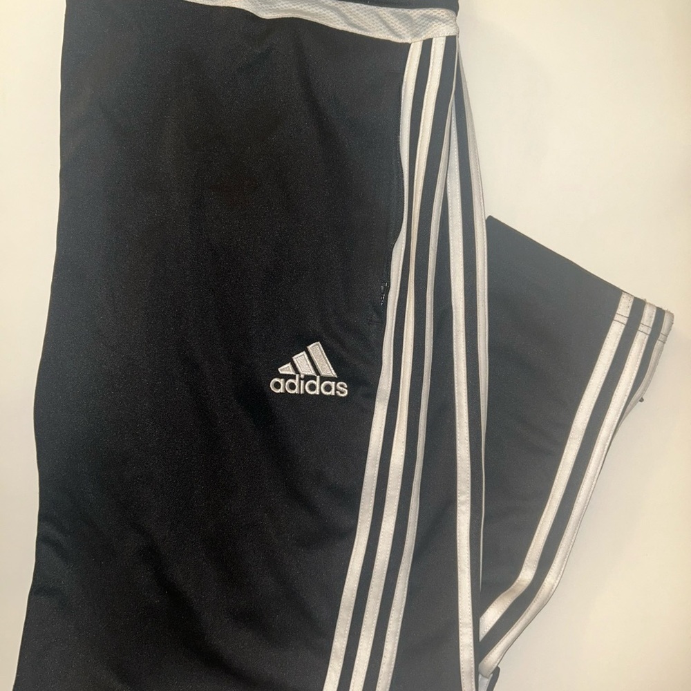 Adidas Mens Black and White Joggers